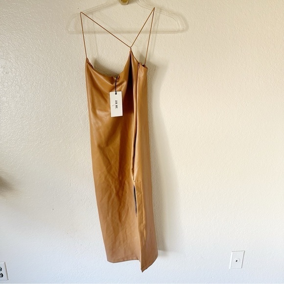 NEW Alix NYC Rocco dress in Sable faux leather size S - Picture 5 of 9